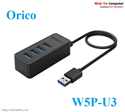 Hub USB 3.0 ra 4 cổng chính hãng Orico W5P-U3 cao cấp