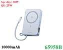 Pin sạc dự phòng không dây 10000mAh PD30W Magsafe Qi2 25W Ugreen 65958B/PB773 cao cấp