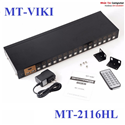 Thiết bị chuyển mạch 16 CPU dùng chung 1 màn hình - Auto KVM Switch HDMI MT-2116HL Chính hãng
