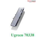 Thiết bị mở rộng HDMI/USB 3.0/SD/TF cho SurFace Pro chính hãng Ugreen 70338 cao cấp