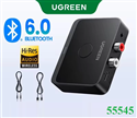 Thiết bị nhận Bluetooth 6.0 Music Receiver LDAC ra loa, ampy Ugreen 55545 Cao cấp (Pin sạc)