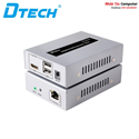 Thiết bị nối dài HDMI + USB KVM qua dây mạng LAN 100M DTECH (DT-7054A)