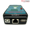 Thiết bị test cáp mạng, Hộp kiểm tra dây mạng đa năng CT-168 (RJ45-RJ11-USB)